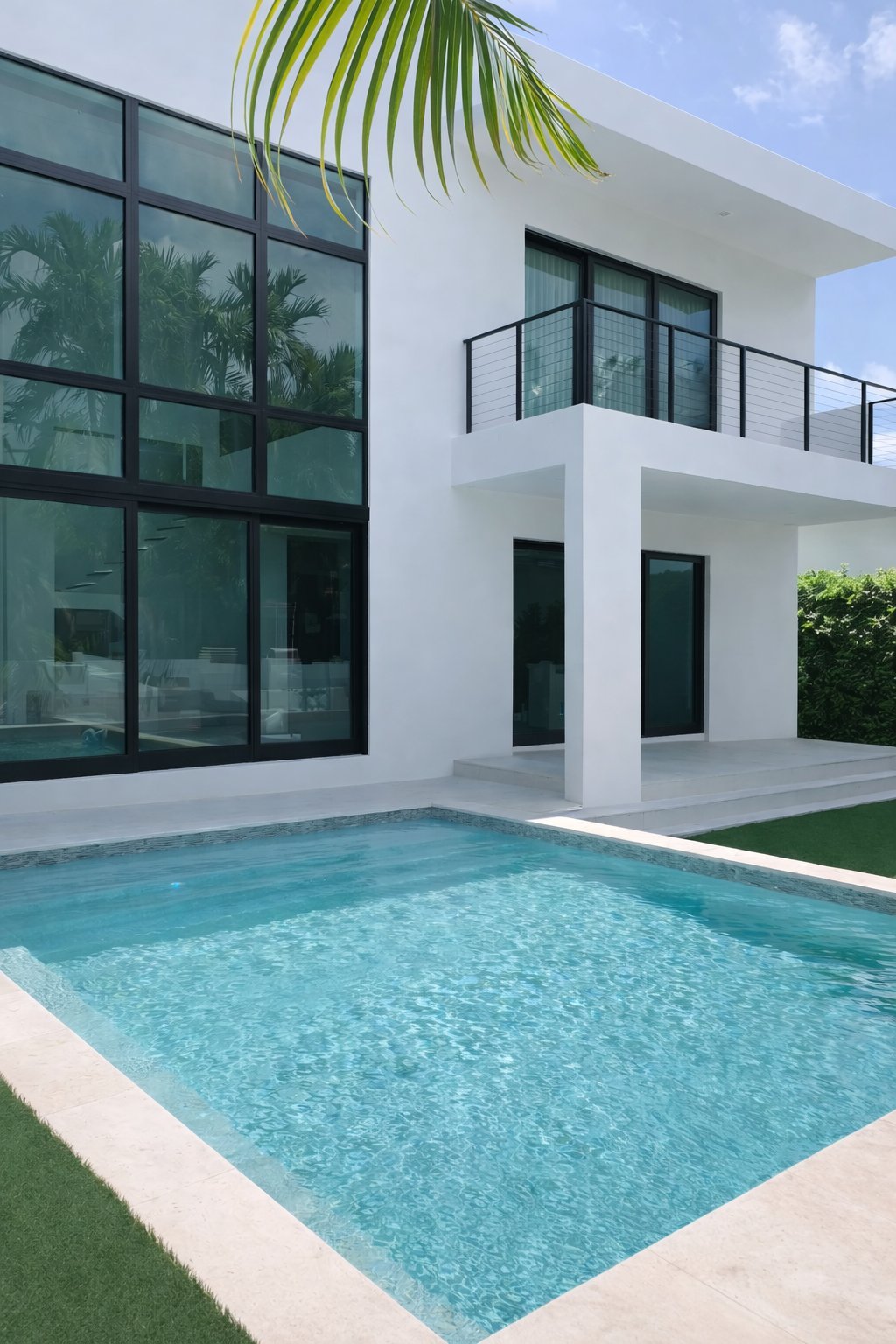 Modern Miami pool house